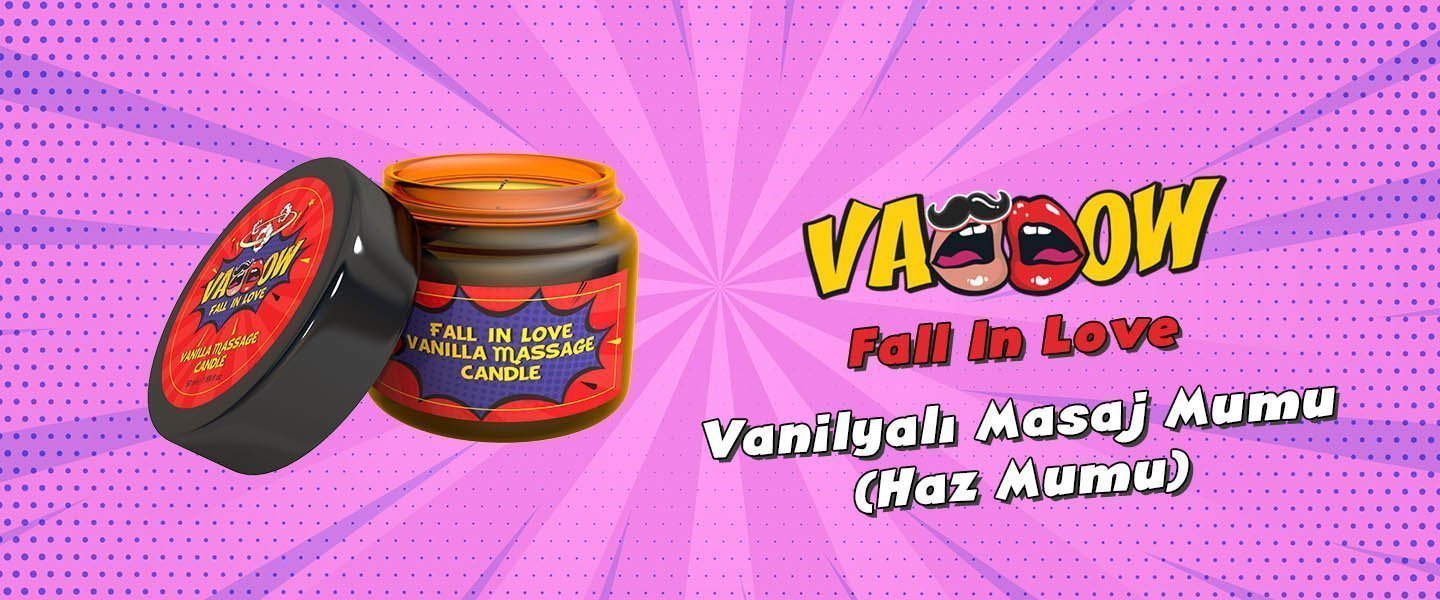 vaooow fall in love vanilyalı masaj mumu haz mumu